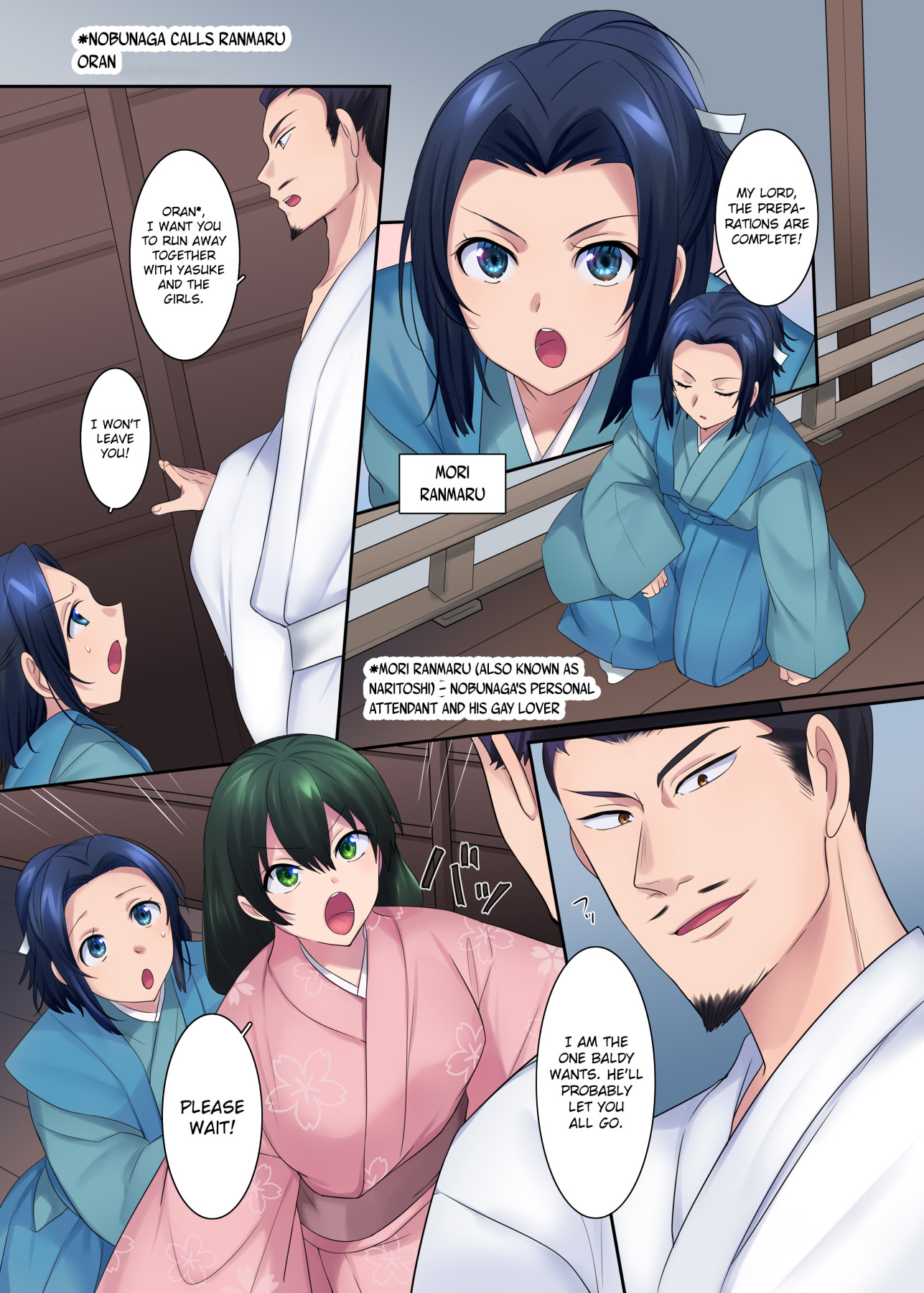 Hentai Manga Comic-Honnoji Transformation ~Nobunaga was Turned into a Girl~-Read-9